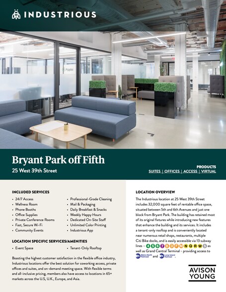 More Photos Of 25 W 39th St, New York Coworking Space