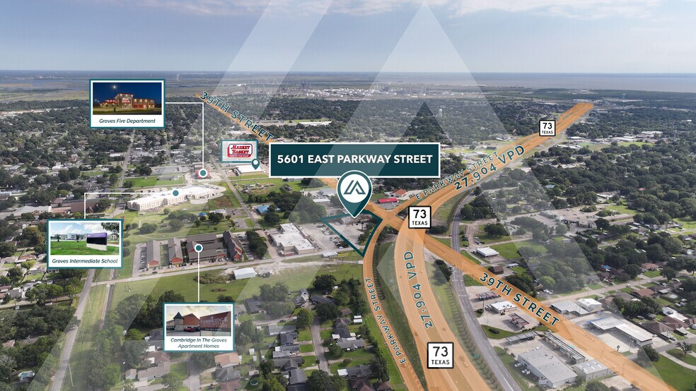 More Photos Of 5601 E Parkway St, Groves General Retail For Sale