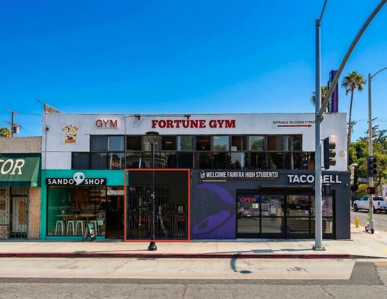Primary Photo Of 7801 Melrose Ave, Los Angeles Restaurant For Lease