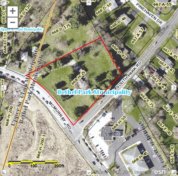Primary Photo Of McMurray Rd @ South Park Road, Bethel Park Land For Sale