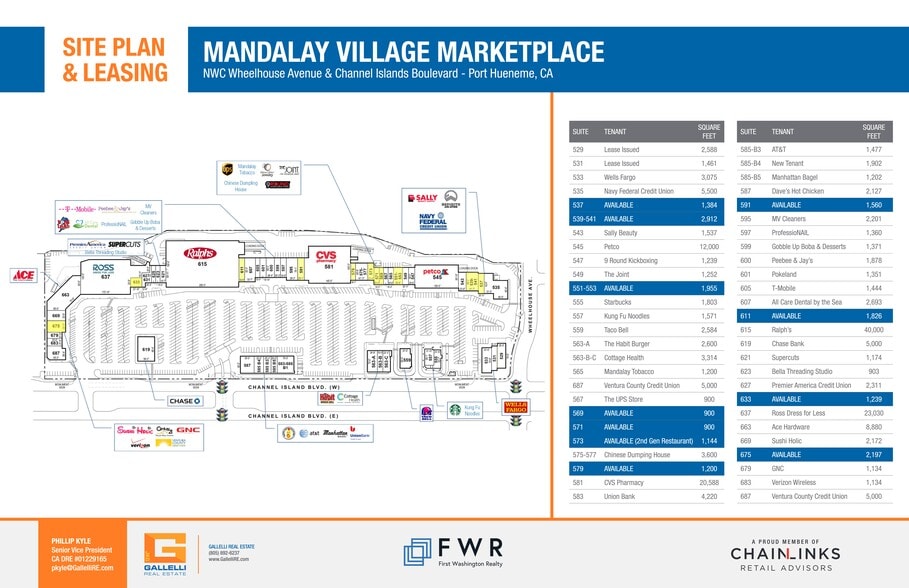More Photos Of 529-623 W Channel Islands Blvd, Port Hueneme Unknown For Lease