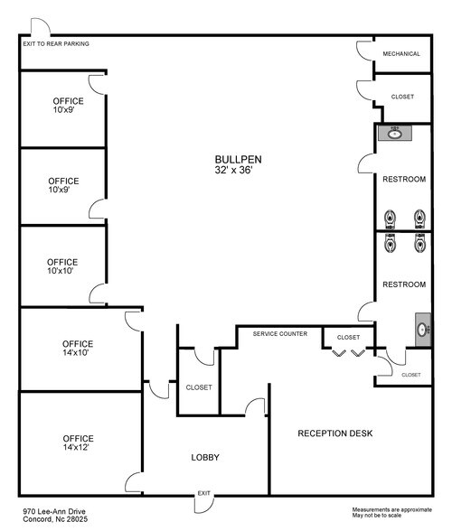 More Photos Of 970 Lee Ann Dr NE, Concord Office For Lease