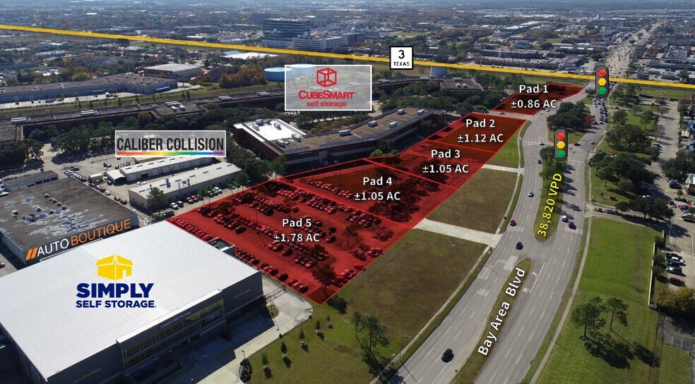 Primary Photo Of Bay Area Blvd, Houston Land For Lease