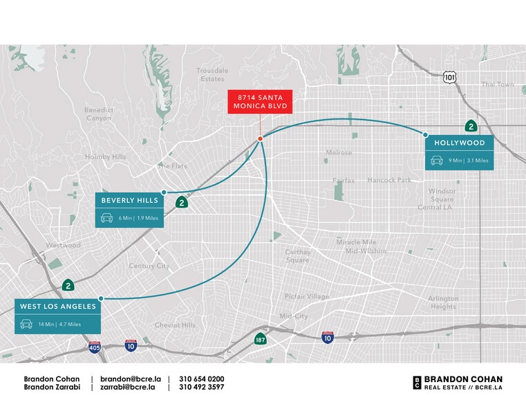 More Photos Of 8714 Santa Monica Blvd, West Hollywood Storefront Retail Office For Lease