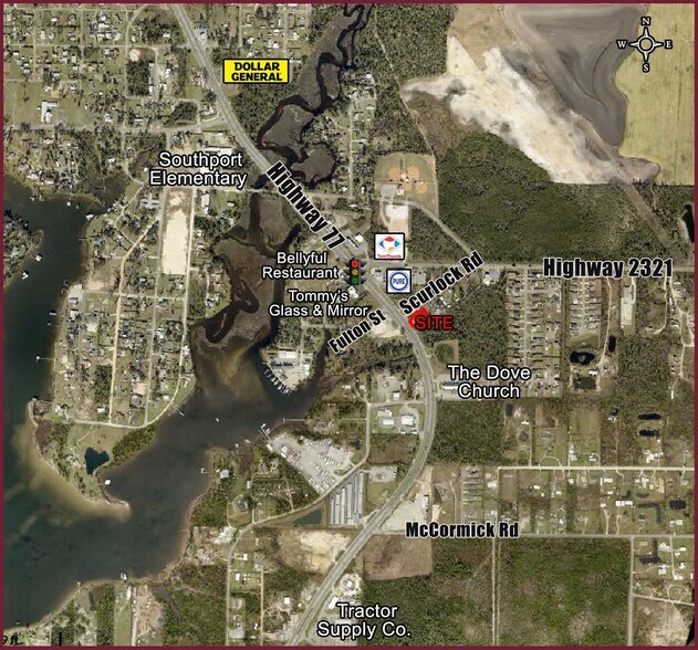 More Photos Of 7414 Highway 77, Southport Land For Sale