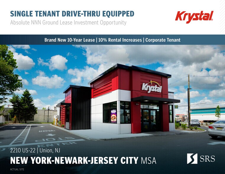 Primary Photo Of 2210 US 22, Union Township Fast Food For Sale