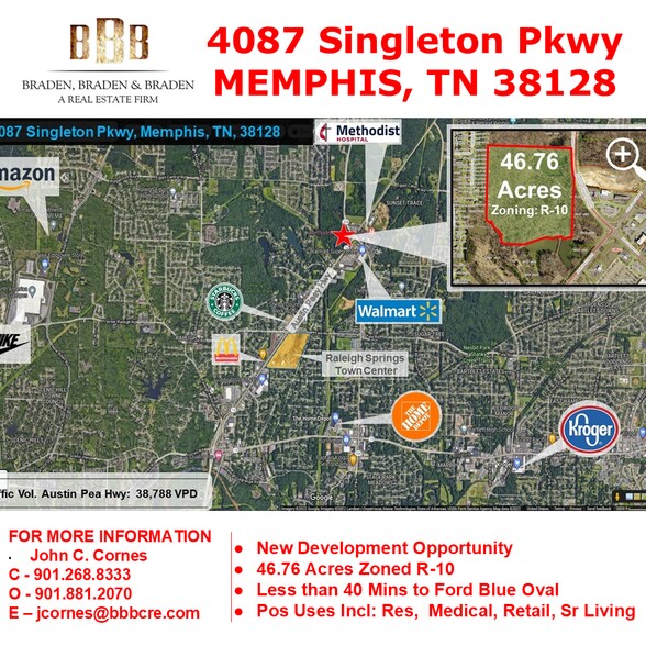 More Photos Of 4087 Singleton Pky, Memphis Land For Sale