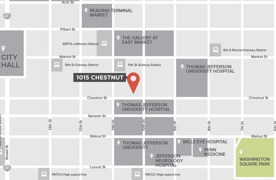 More Photos Of 1015 Chestnut St, Philadelphia Medical For Lease