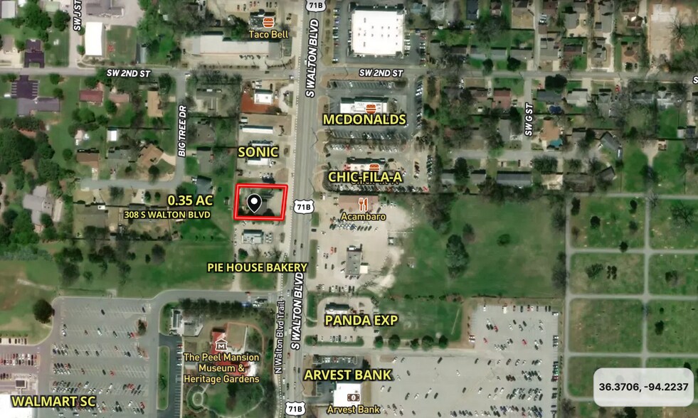 Primary Photo Of 308 S Walton Blvd, Bentonville Land For Sale