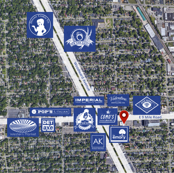 More Photos Of 130 E Nine Mile Rd, Ferndale Office For Sale