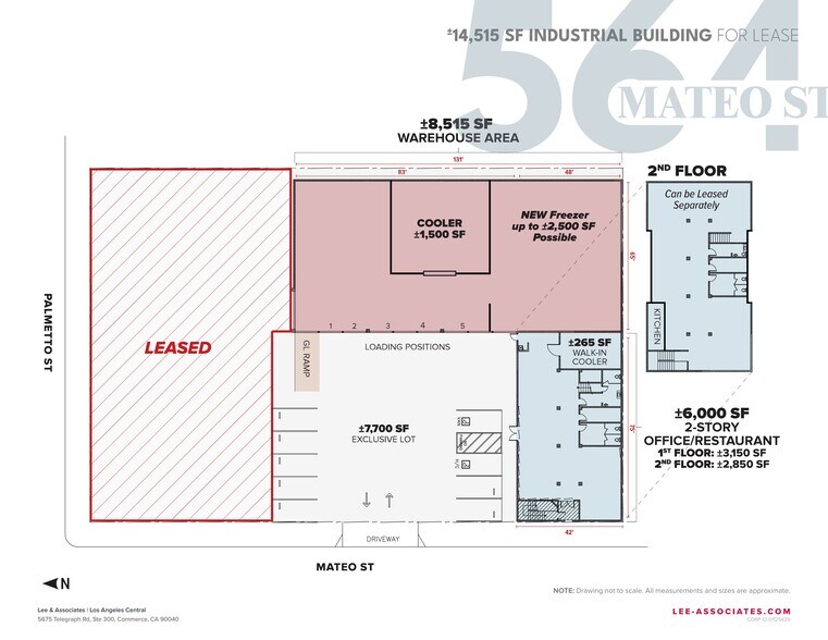 More Photos Of 564 S Mateo St, Los Angeles Refrigeration Cold Storage For Lease