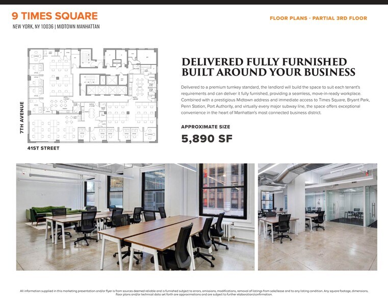 Primary Photo Of 9 Times Sq, New York Office For Lease
