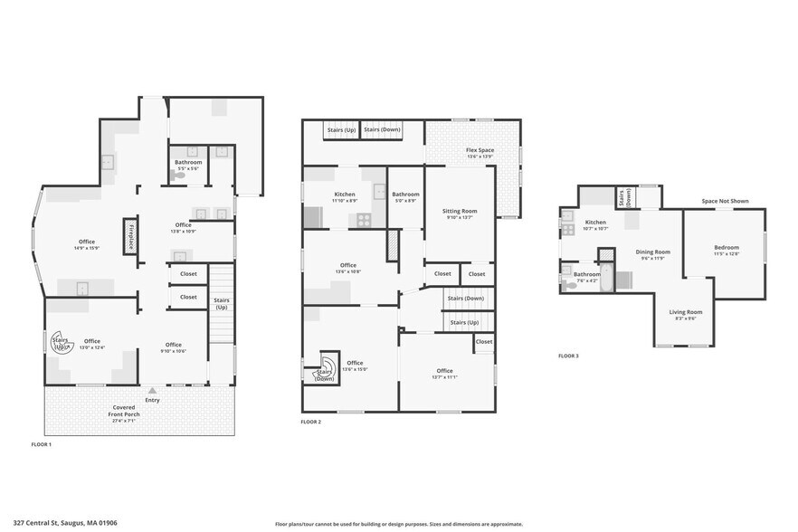 More Photos Of 327 Central St, Saugus Office For Sale