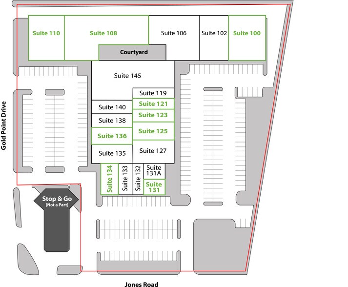 More Photos Of 9110 Jones Rd, Houston Storefront For Lease