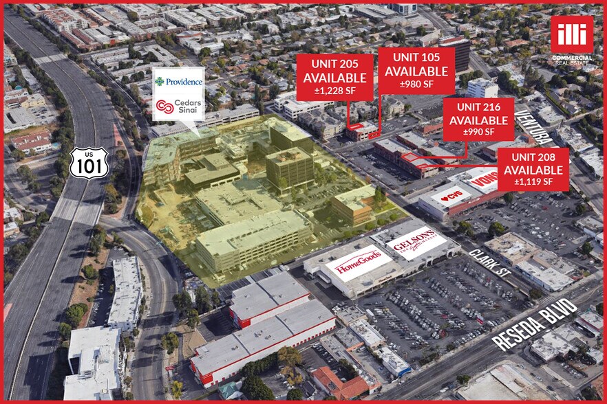 Primary Photo Of 18356-18388 Clark St, Tarzana Unknown For Lease