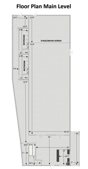 More Photos Of 107 Main, Gretna Movie Theatre For Sale