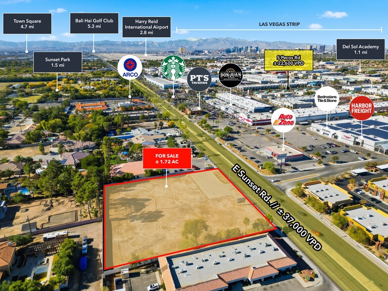 Primary Photo Of 3611 E Sunset Rd, Las Vegas Land For Sale