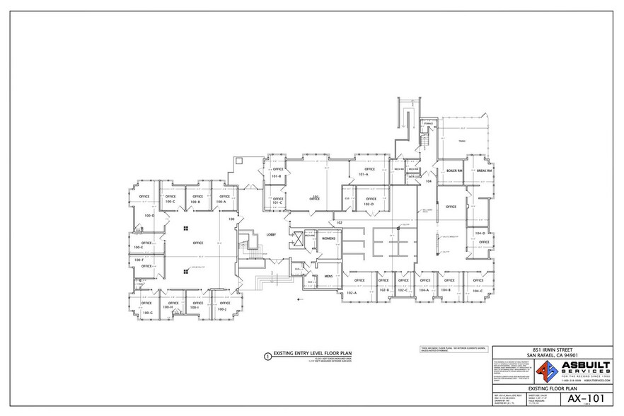 More Photos Of 851 Irwin St, San Rafael Office For Sale