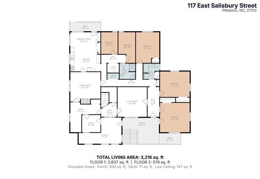 More Photos Of 117 E Salisbury St, Pittsboro Office For Sale