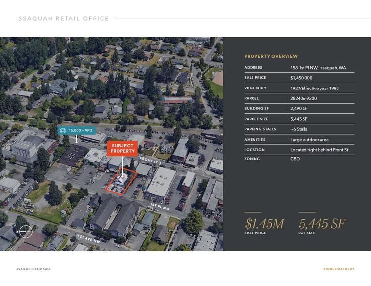 More Photos Of 158 1st Pl NW, Issaquah Storefront Retail Residential For Sale