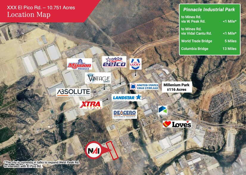 More Photos Of XXX El Pico Rd, Laredo Land For Lease