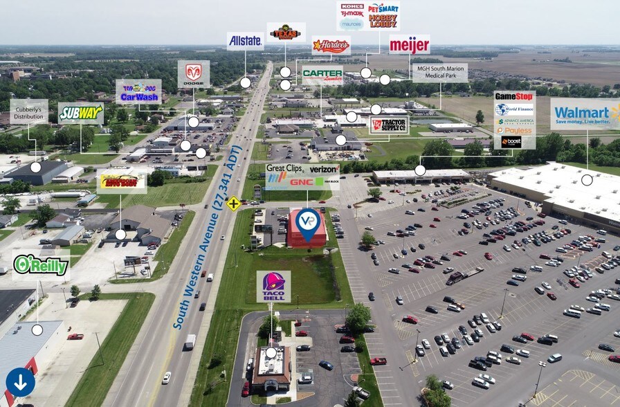 More Photos Of 3248 S Western Ave, Marion Freestanding For Lease