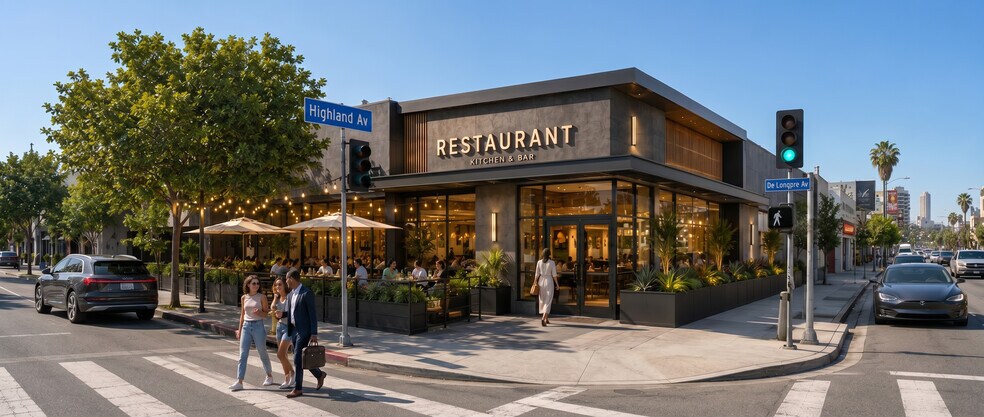 More Photos Of 1358 N Highland Ave, Los Angeles Land For Lease