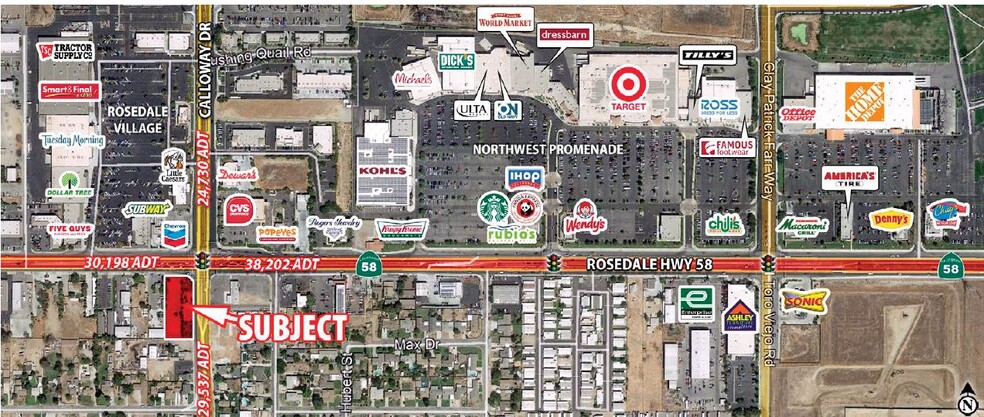 Primary Photo Of 9711 Rosedale Hwy, Bakersfield Land For Lease