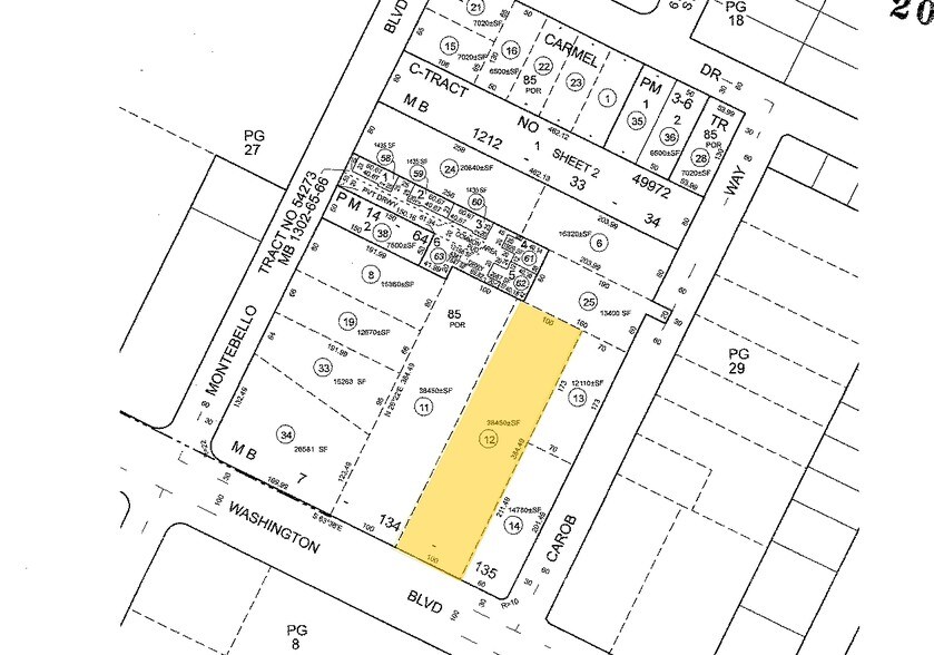 Primary Photo Of 716 Washington Blvd, Montebello Land For Sale