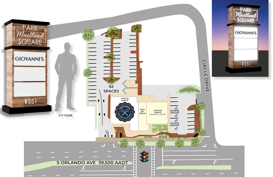 More Photos Of 1351 S Orlando Ave, Maitland Restaurant For Lease