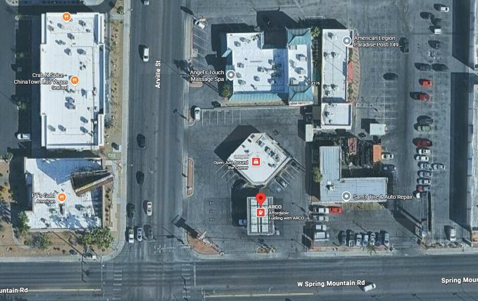 Primary Photo Of 4380 Spring Mountain Rd, Las Vegas Service Station For Sale