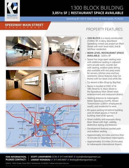 More Photos Of 1302 Main St, Speedway Apartments For Lease