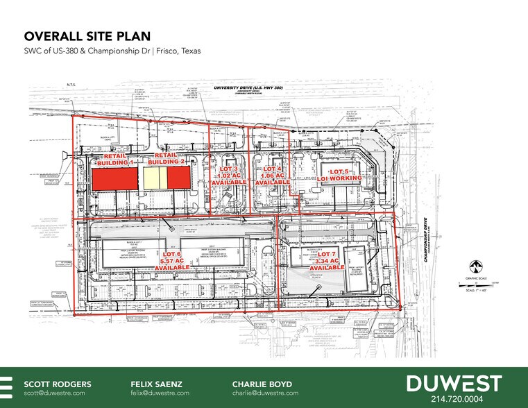 More Photos Of SWC of US Hwy 380 & Championship Dr, Frisco Unknown For Lease