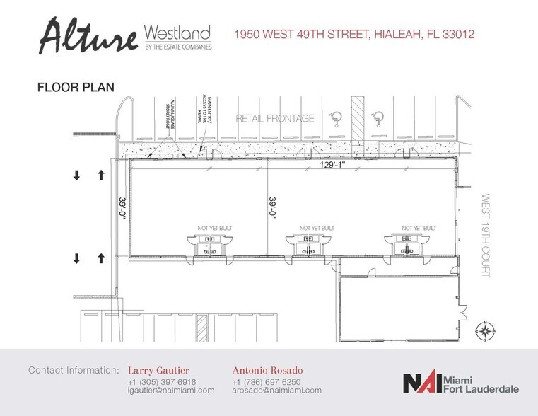 More Photos Of 1970 W 49th St, Hialeah General Retail For Lease