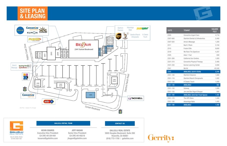 More Photos Of 2341 Sunset Blvd, Rocklin Unknown For Lease