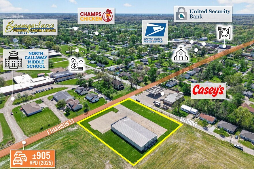 More Photos Of 525 E Harrison St, Auxvasse Freestanding For Sale