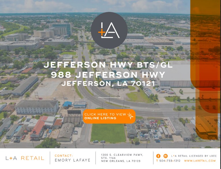 Primary Photo Of 988 Jefferson Hwy, Jefferson Land For Lease