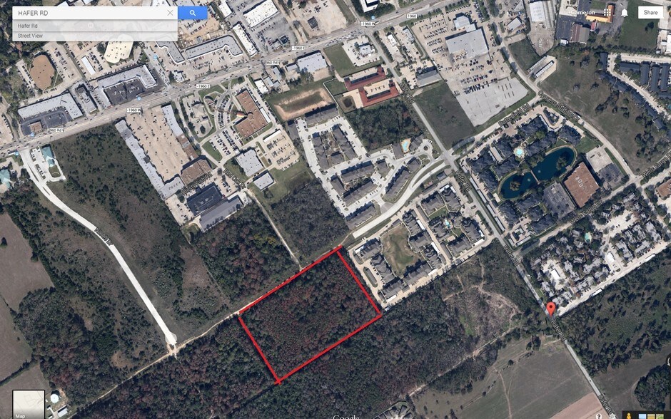 More Photos Of 17111 Hafer Rd, Houston Land For Sale