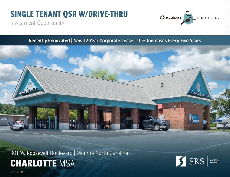 Primary Photo Of 301 W Roosevelt Blvd, Monroe Freestanding For Sale