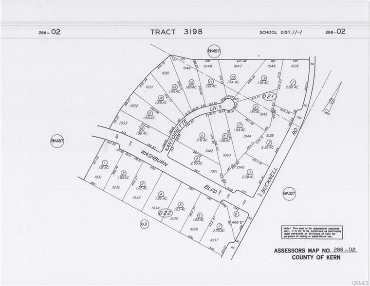 Primary Photo Of Parcel 288-022-05-00-3 Washburn, California City Land For Sale