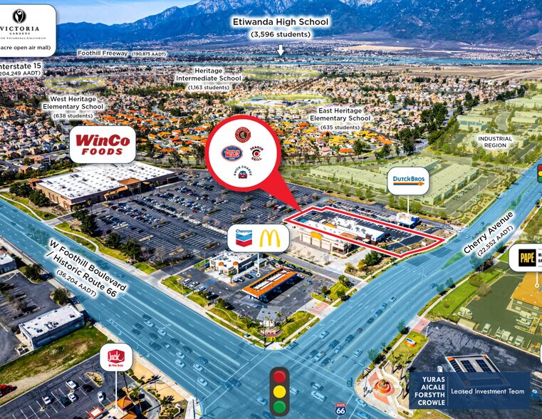 More Photos Of 8030 Cherry Ave, Fontana Fast Food For Sale