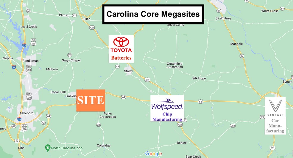 More Photos Of 7426 US Highway 64 E, Ramseur Land For Sale