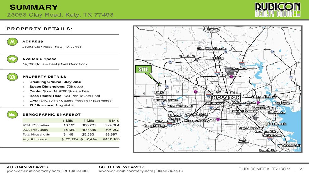 More Photos Of 23151 Clay Rd, Katy Storefront For Lease