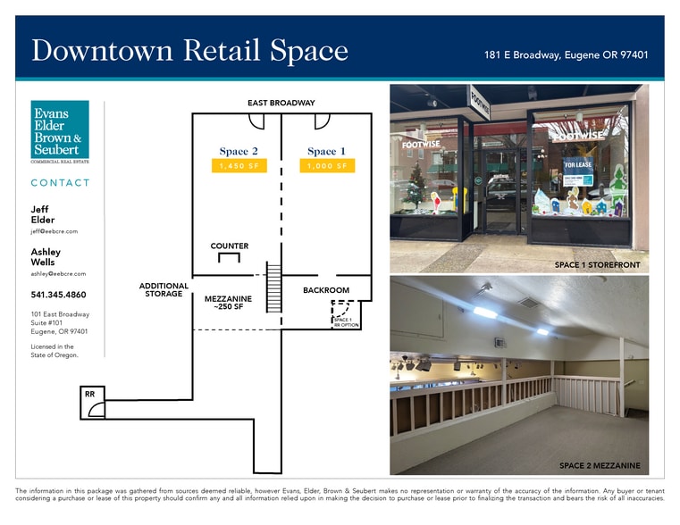 More Photos Of 181 E Broadway, Eugene Storefront For Lease