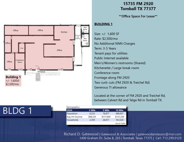 More Photos Of 15735 FM 2920 Rd, Tomball Office For Lease
