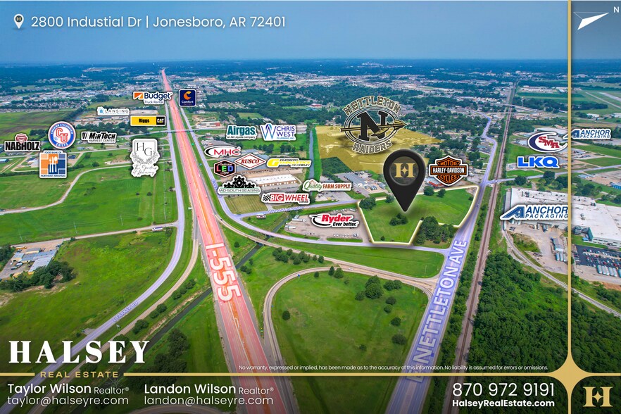 More Photos Of 2800 Industrial Dr, Jonesboro Land For Sale