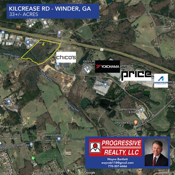 Primary Photo Of Kilcrease Rd, Winder Land For Sale