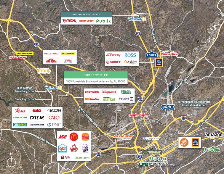 More Photos Of 1955 Forestdale Blvd, Birmingham Freestanding For Sale