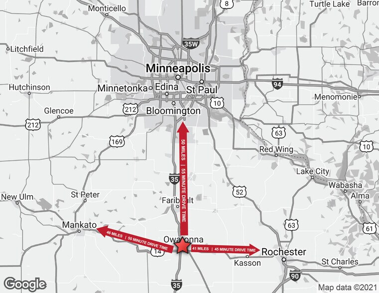 More Photos Of 1100 Frontage Rd W, Owatonna Storefront For Lease