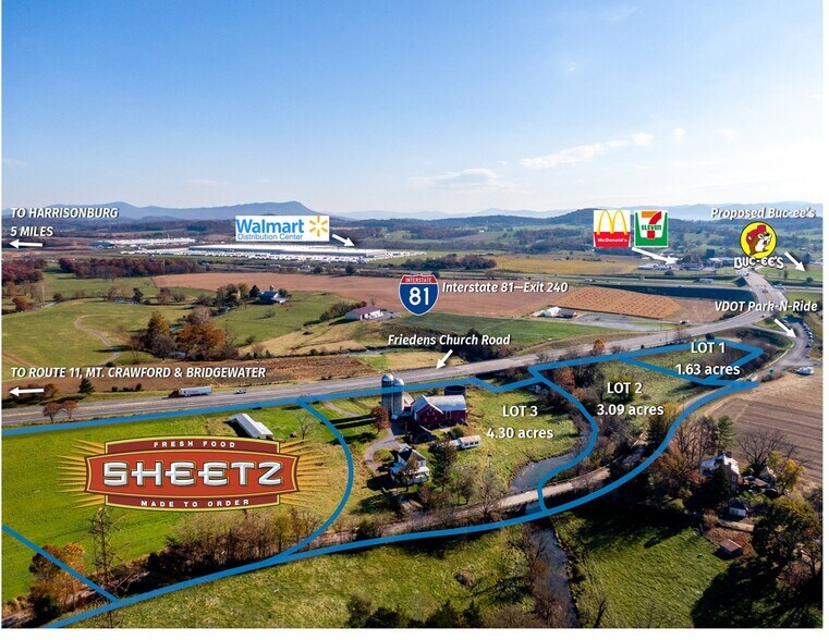 Primary Photo Of Friedens Church, Mount Crawford Land For Sale